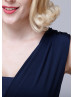 Navy Blue Jersey Classic Infinity Bridesmaid Dress